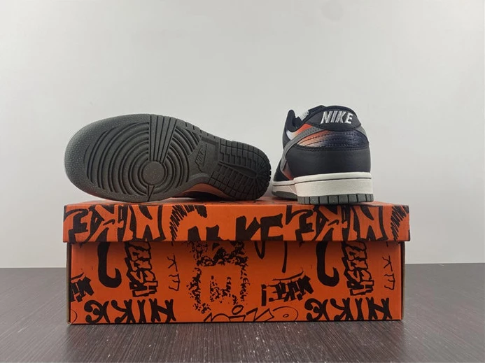 StreetReady 6110 Nike Dunk Low Graffiti Black Red DM0108- 1925
