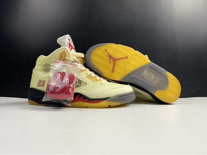 StreetReady 8943 Jordan5 Off-White Sail DH8565- 962