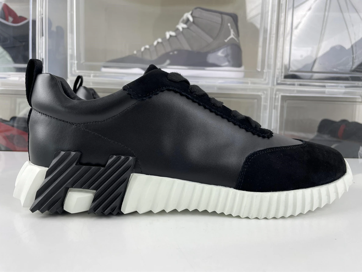 StreetReady HERMES BOUNCING Black White with Leather 119