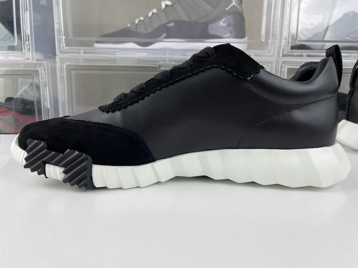 StreetReady HERMES BOUNCING Black White with Leather 119
