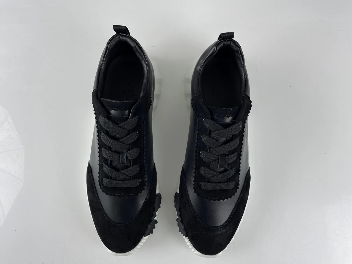StreetReady HERMES BOUNCING Black White with Leather 119