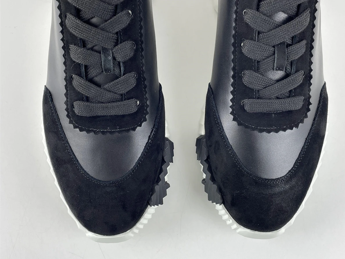 StreetReady HERMES BOUNCING Black White with Leather 119