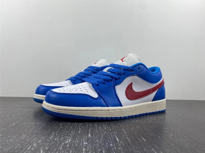 StreetReady Jordan 1 Low Sport Blue Gym Red DC0774-416 606