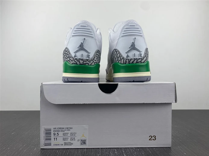 StreetReady Jordan 3 Retro Lucky Green CK9246-136 740