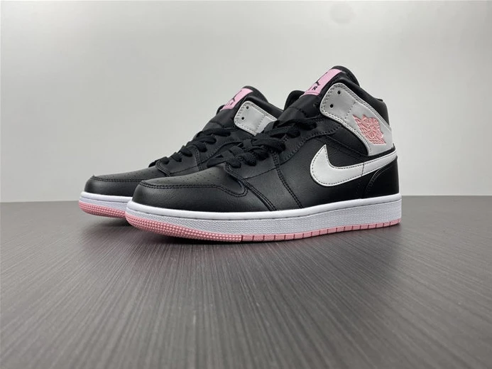 StreetReady Jordan1 Mid Arctic Pink Black 555112-061 466