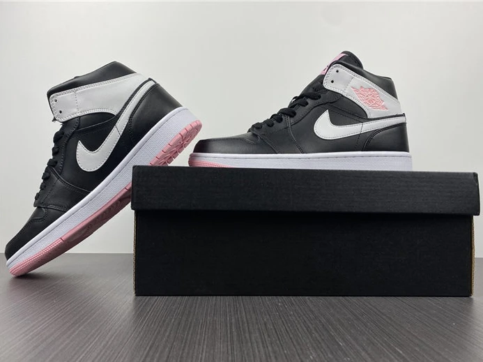 StreetReady Jordan1 Mid Arctic Pink Black 555112-061 466