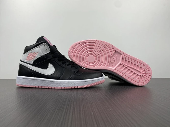 StreetReady Jordan1 Mid Arctic Pink Black 555112-061 466