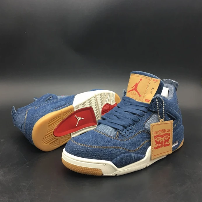 StreetReady Jordan4 Levi's Denim (Blank Tag) AO2571-401 920