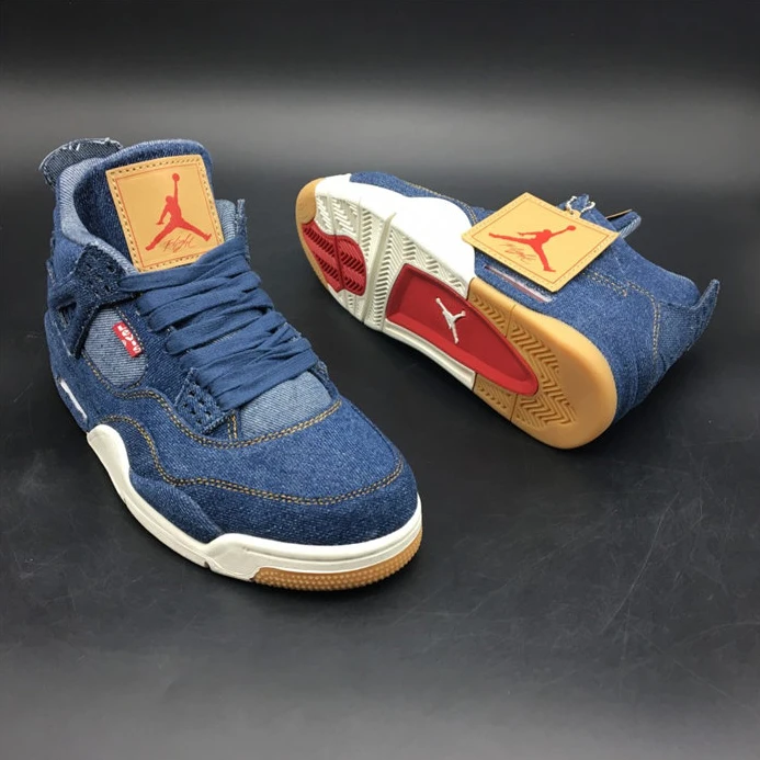 StreetReady Jordan4 Levi's Denim (Blank Tag) AO2571-401 920