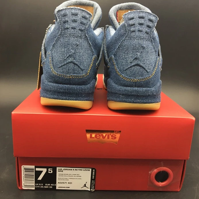 StreetReady Jordan4 Levi's Denim (Blank Tag) AO2571-401 920