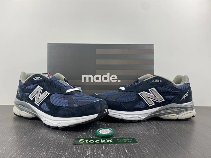 StreetReady New Balance 990v3 MiUSA Navy Denim M990NB3 352