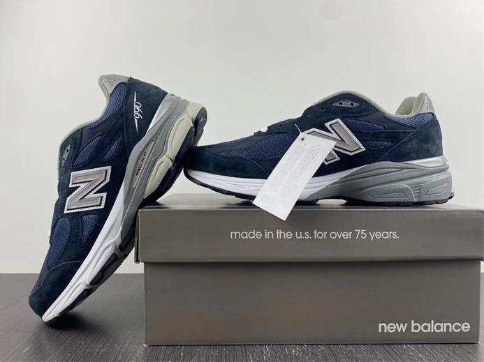 StreetReady New Balance 990v3 MiUSA Navy Denim M990NB3 352