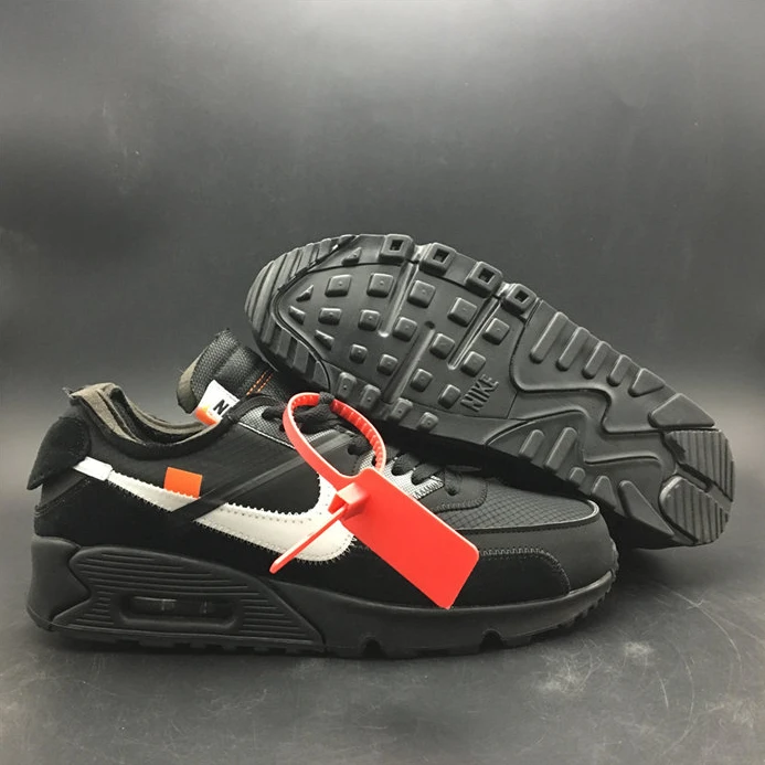 StreetReady Nike Air Max 90 OFF-WHITE Black  AA7293-001 2674
