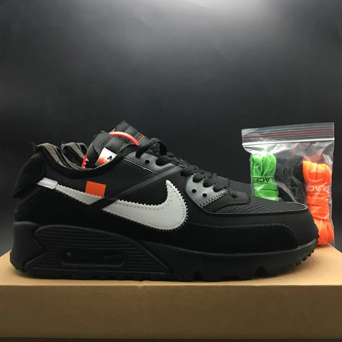 StreetReady Nike Air Max 90 OFF-WHITE Black  AA7293-001 2674