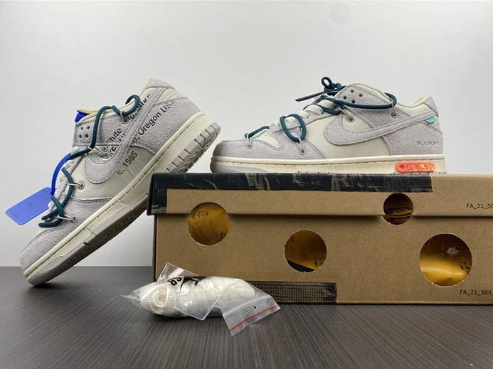 StreetReady Nike Dunk Low Off-White Lot 16 DJ0950-111 1947