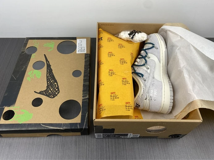 StreetReady Nike Dunk Low Off-White Lot 16 DJ0950-111 1947