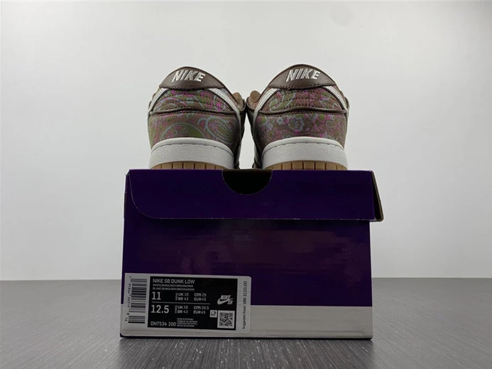 StreetReady Nike SB Dunk Low Pro Paisley Brown DH7534-200 1970
