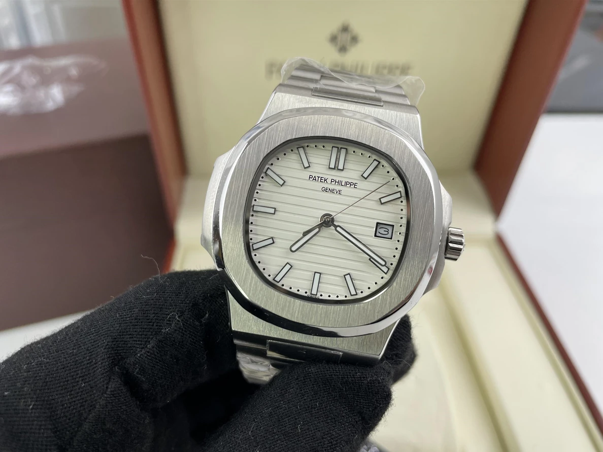 StreetReady PATEK Philippe Geneve Whte Silver watch (40x8.3mm) 320