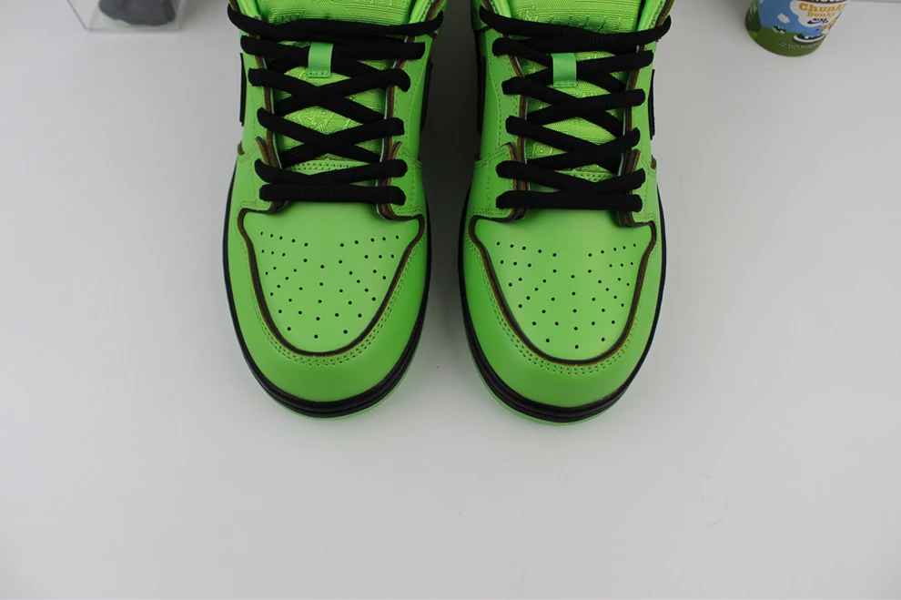 The Powerpuff Girls X Dunk Low Bubbles Green Comfortable 1731