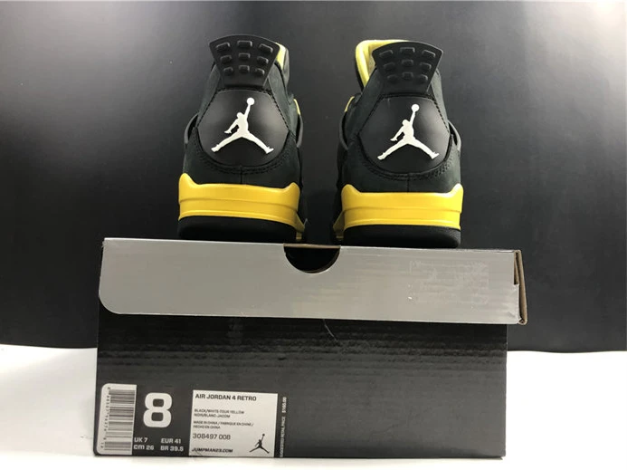 TopPick 1519 Jordan 4 Retro Thunder 308497- 893