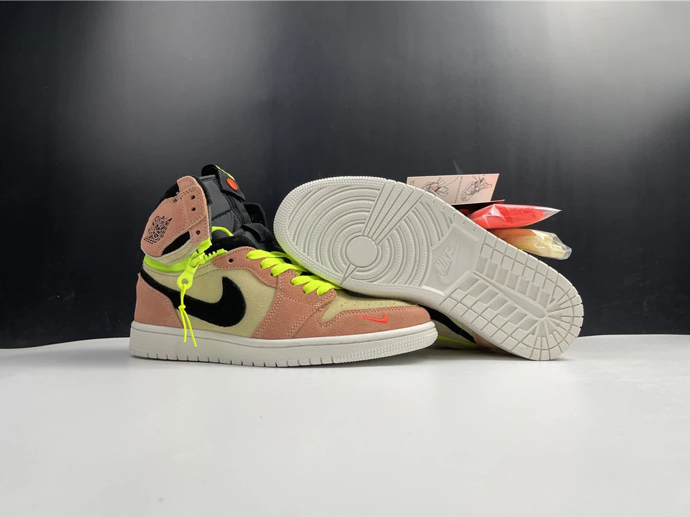 TopPick 2162 Jordan1 Switch Peach CW6576- 528