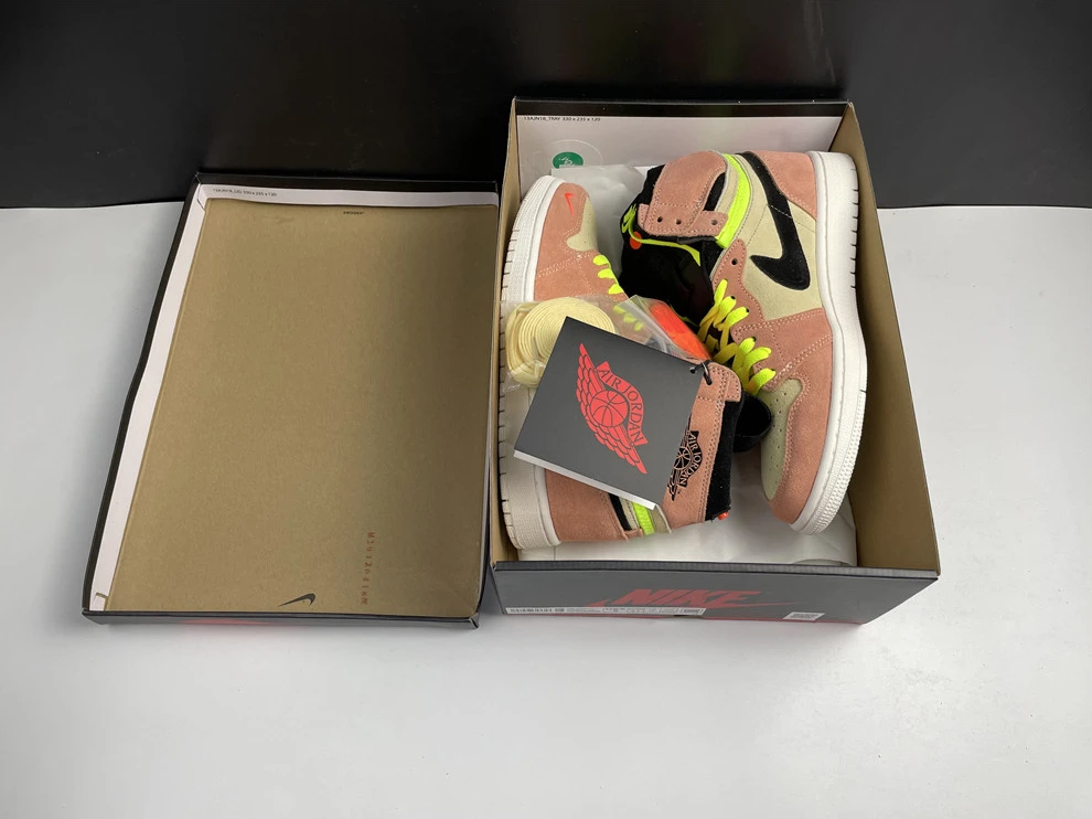 TopPick 2162 Jordan1 Switch Peach CW6576- 528