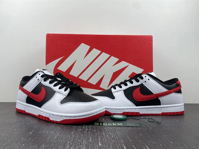 TopPick 2268 Nike Dunk Low Retro White Black University Red FD9762- 1807