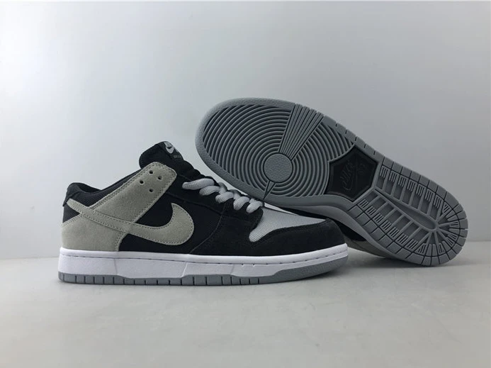 TopPick 3092 Nike SB Zoom Dunk Low Pro Black Wolf Grey White 854866- 2223