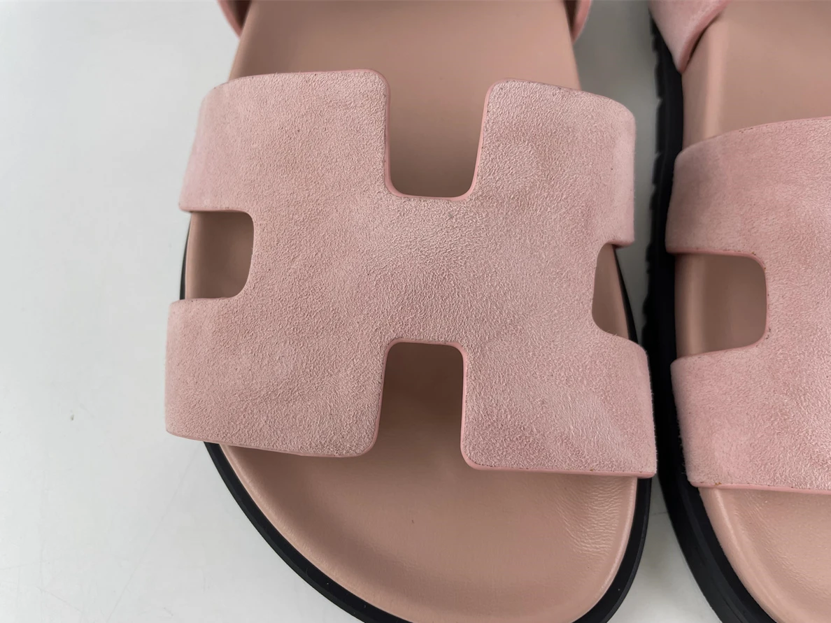 TopPick 4202 Hermes Pink Sandals TAKARA Cashmere 110