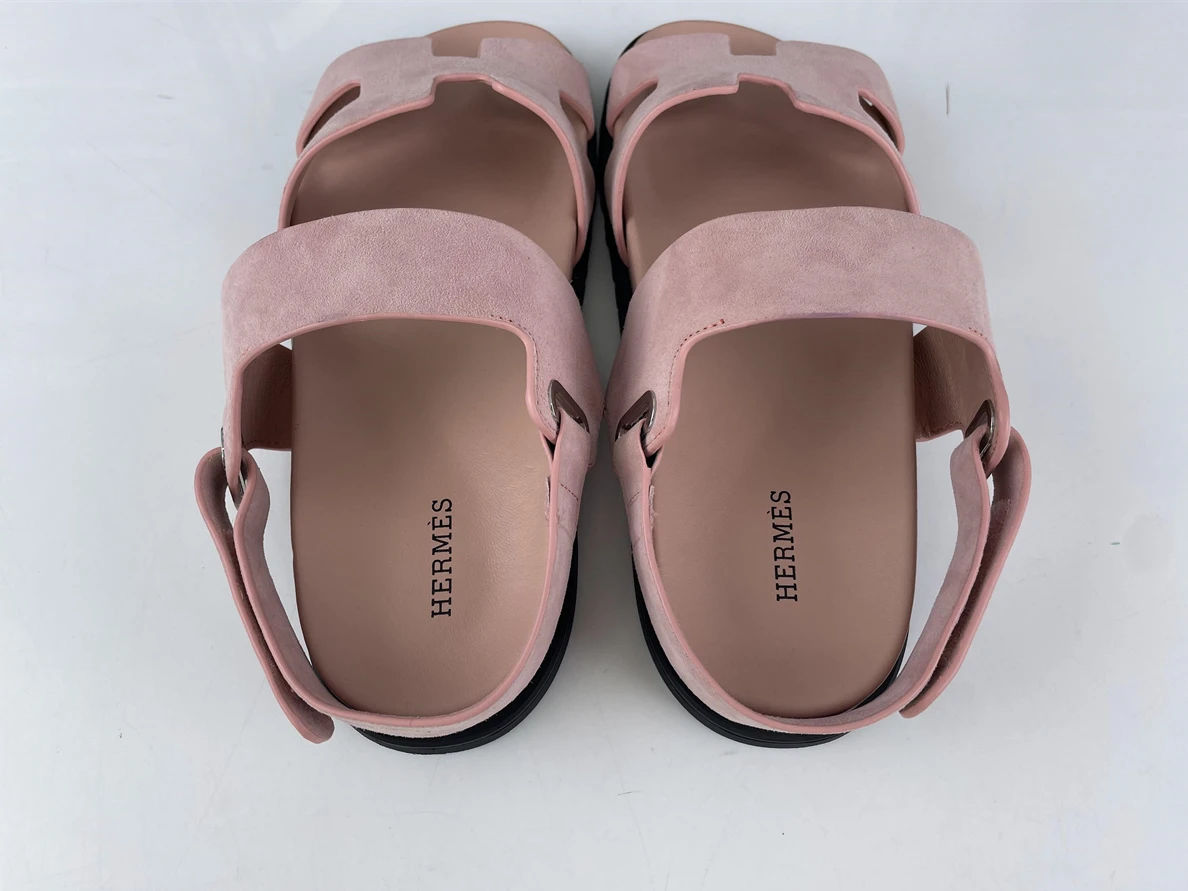 TopPick 4202 Hermes Pink Sandals TAKARA Cashmere 110