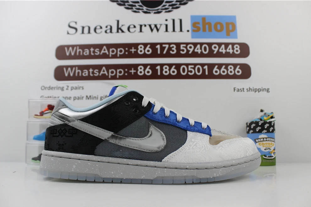 TopPick 6716 CLOT X Nike Dunk Low What The 1739