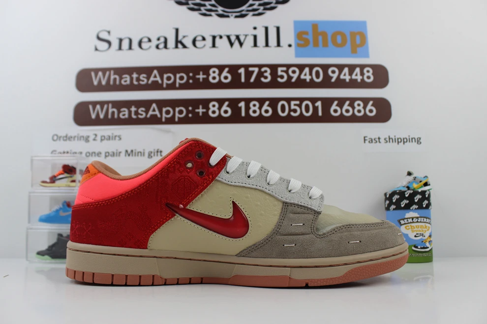TopPick 6716 CLOT X Nike Dunk Low What The 1739