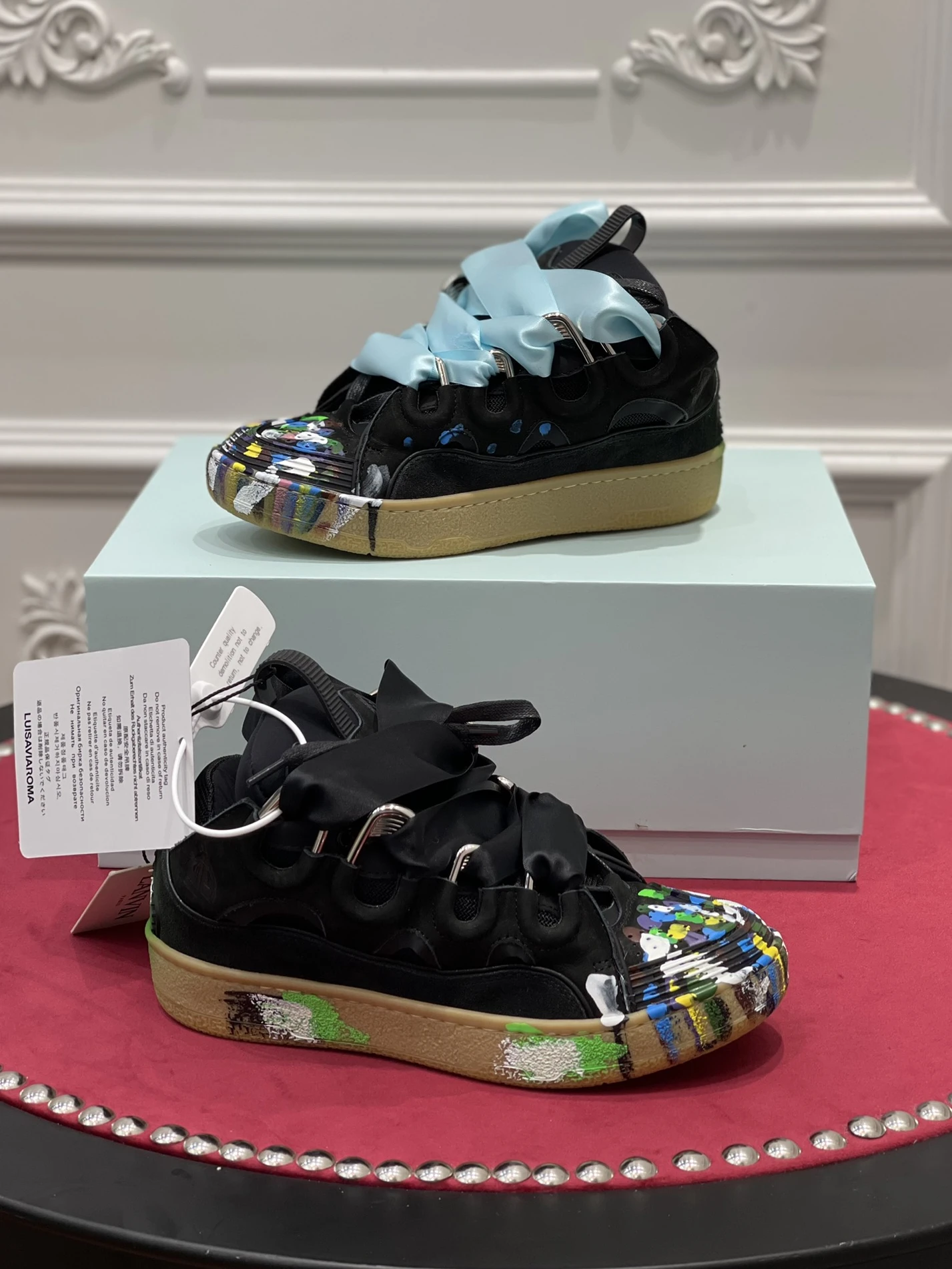 TopPick 7897 Lanvin Curb Sneaker FM-SKRK11-DRGD-P2210S 1499