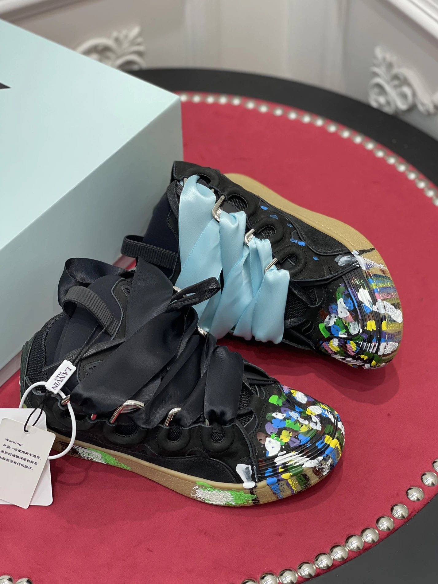 TopPick 7897 Lanvin Curb Sneaker FM-SKRK11-DRGD-P2210S 1499