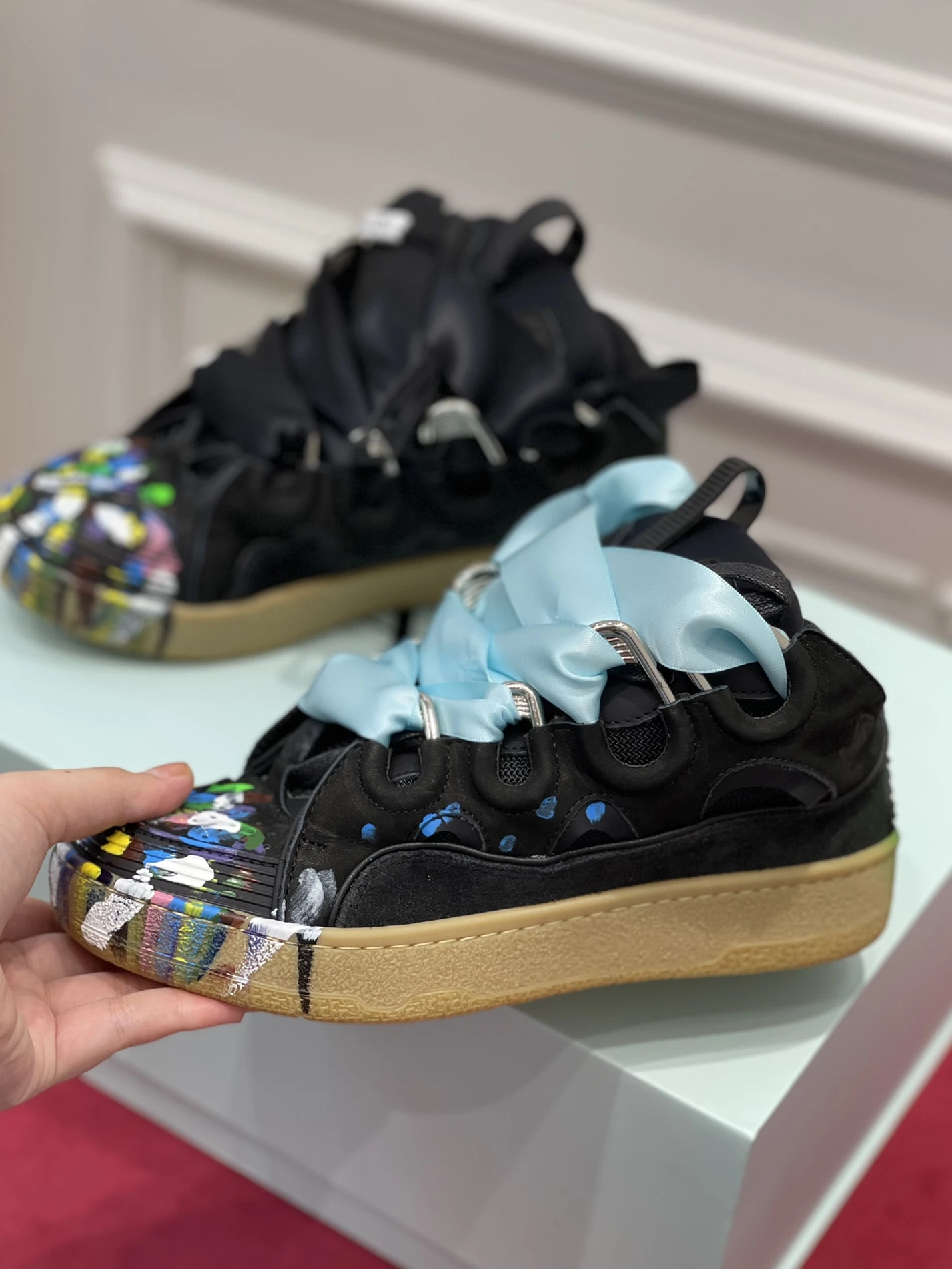 TopPick 7897 Lanvin Curb Sneaker FM-SKRK11-DRGD-P2210S 1499