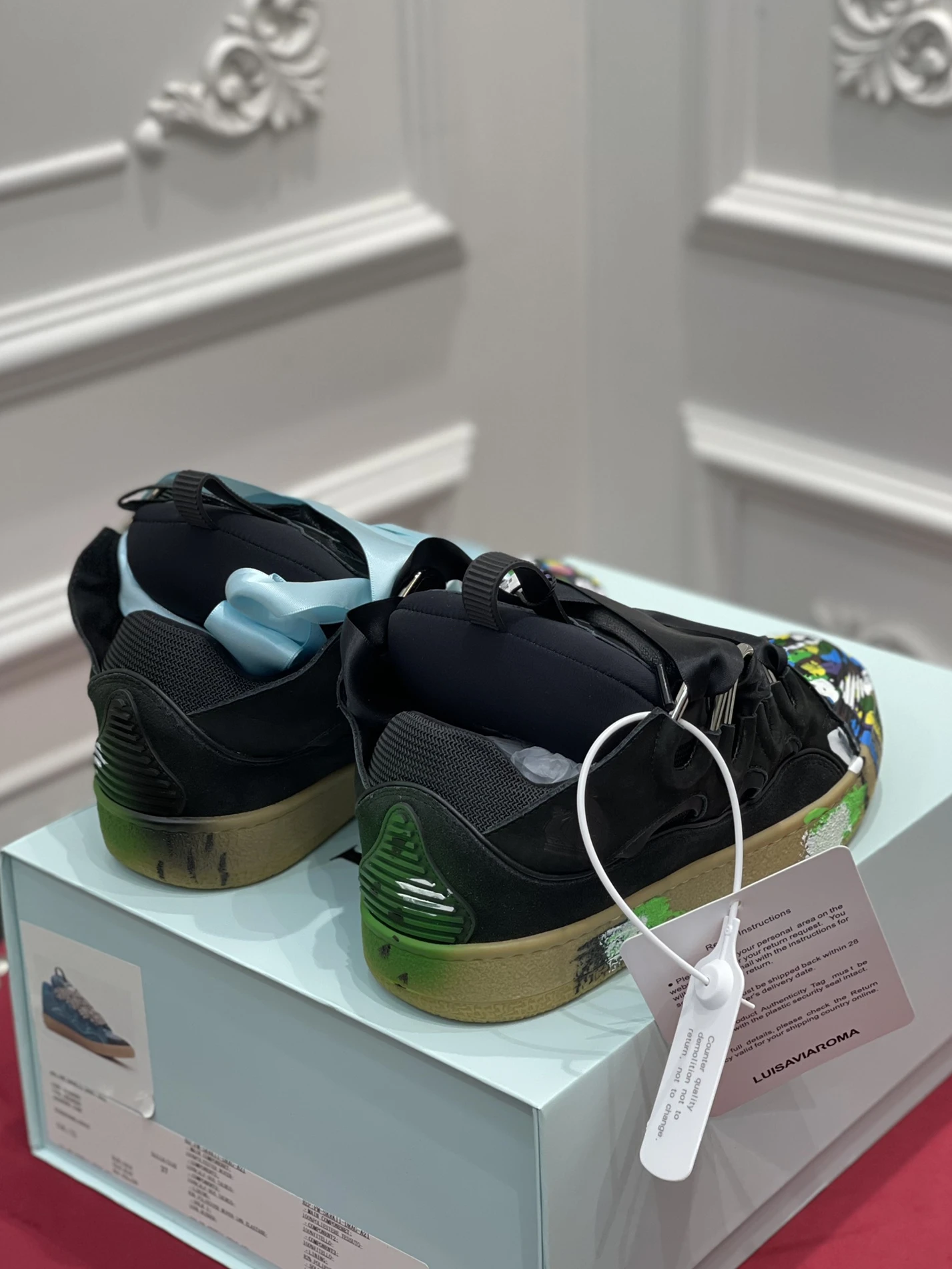 TopPick 7897 Lanvin Curb Sneaker FM-SKRK11-DRGD-P2210S 1499
