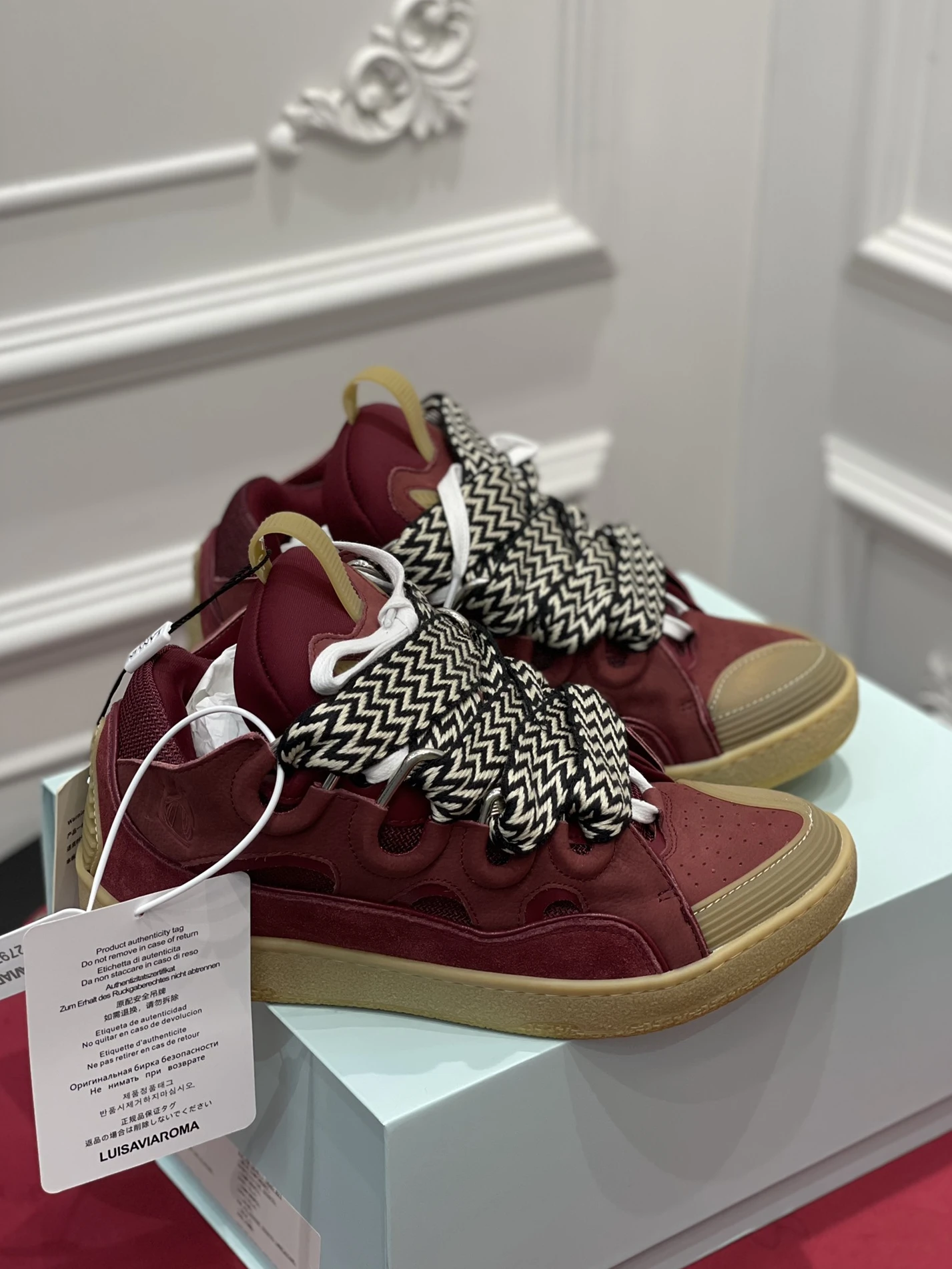 TopPick 9773 Lanvin Curb Sneaker FW-SKDK02-DRA2-A 1495