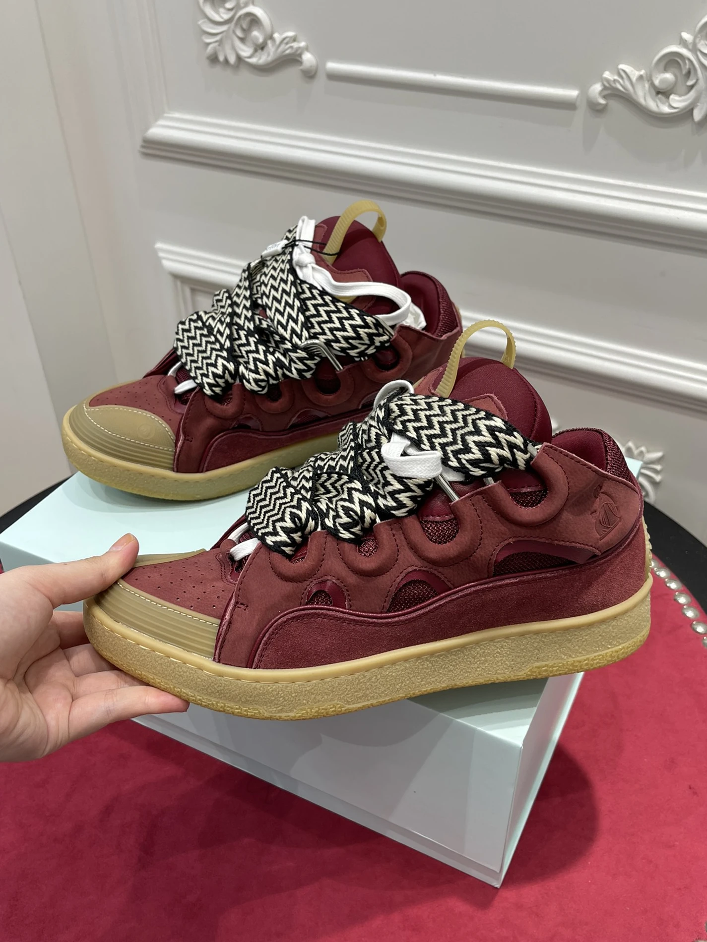 TopPick 9773 Lanvin Curb Sneaker FW-SKDK02-DRA2-A 1495