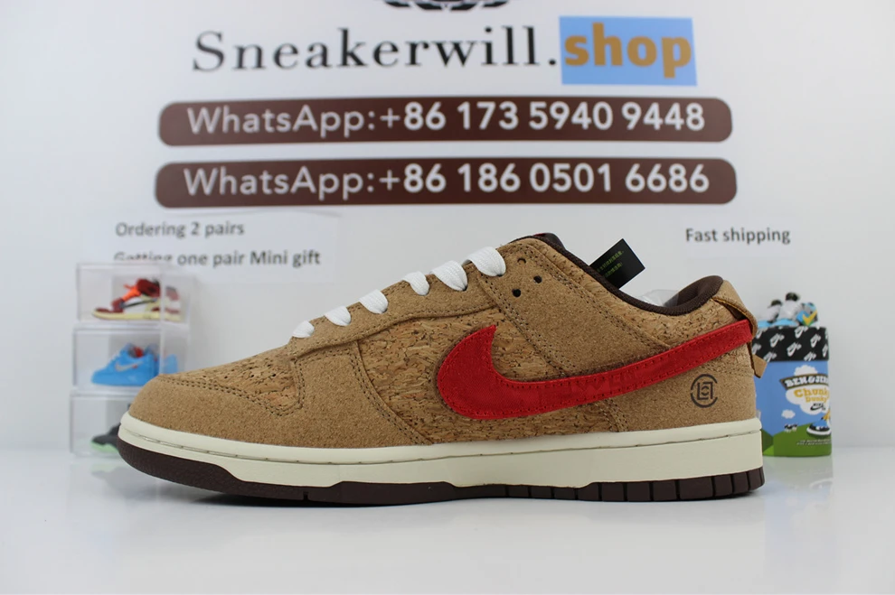 TopPick GOAT CLOT x Nike Dunk “Cork” 1743
