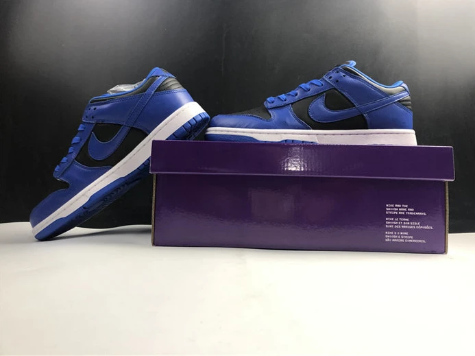 TopPick Nike Dunk Low Retro Black Hyper Cobalt DD1391-001 2108