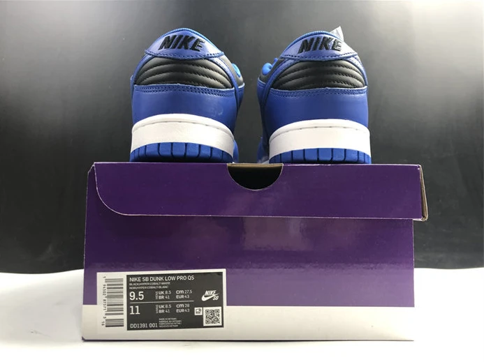 TopPick Nike Dunk Low Retro Black Hyper Cobalt DD1391-001 2108