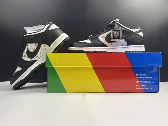TopPick Nike SB Dunk Low Supreme Stars Black DH3228-102 2091
