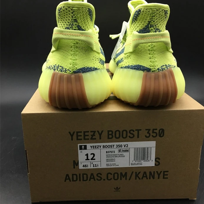 TopPick adidas Yeezy Boost 350 V2 Semi Frozen Yellow B37572 2951