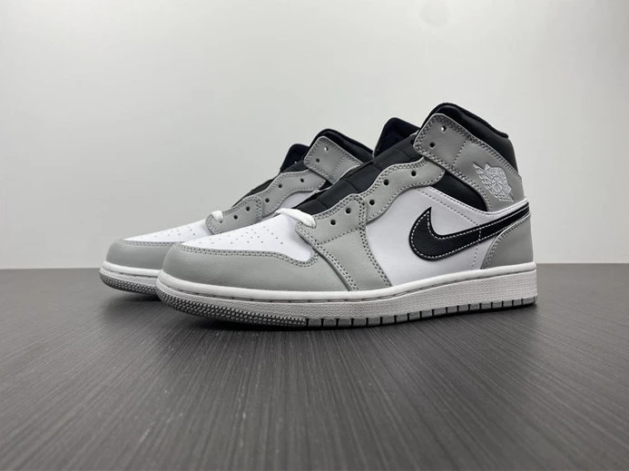 Trendy 111 Jordan1 Mid Light Smoke Grey Anthracite 554724- 480