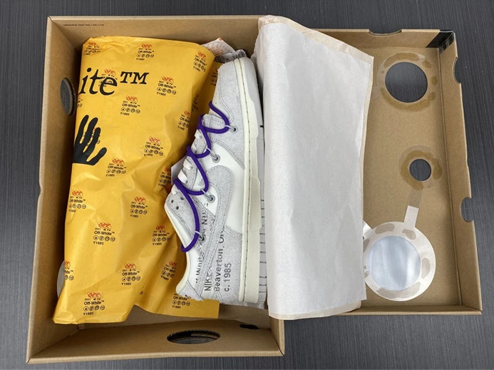 Trendy 3291 Nike Dunk Low Off-White Lot 15 DJ0950- 1956
