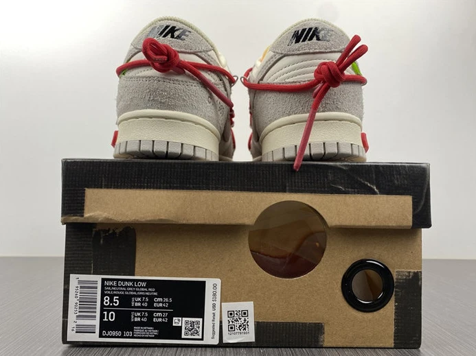 Trendy 3310 Nike Dunk Low Off-White Lot 40 DJ0950- 1951
