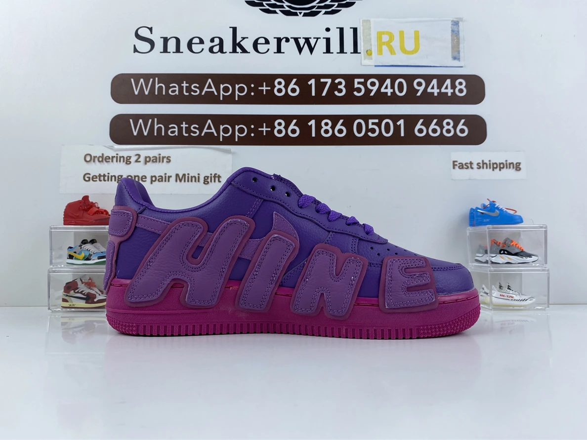 Trendy 5105 Cactus Plant Flea Market x Nike Air Force 1 Purple 2377