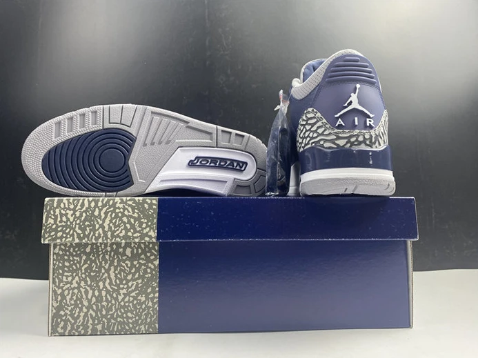 Trendy 6843 Jordan3 Georgetown CT8532- 755
