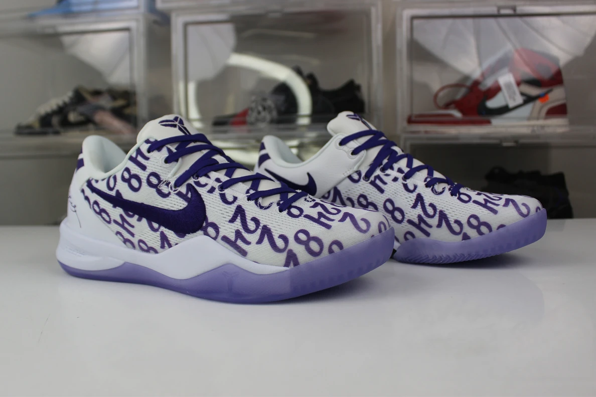 Trendy 7246 GOAT Nike Kobe 8 Protro “White Court Purple” 2231