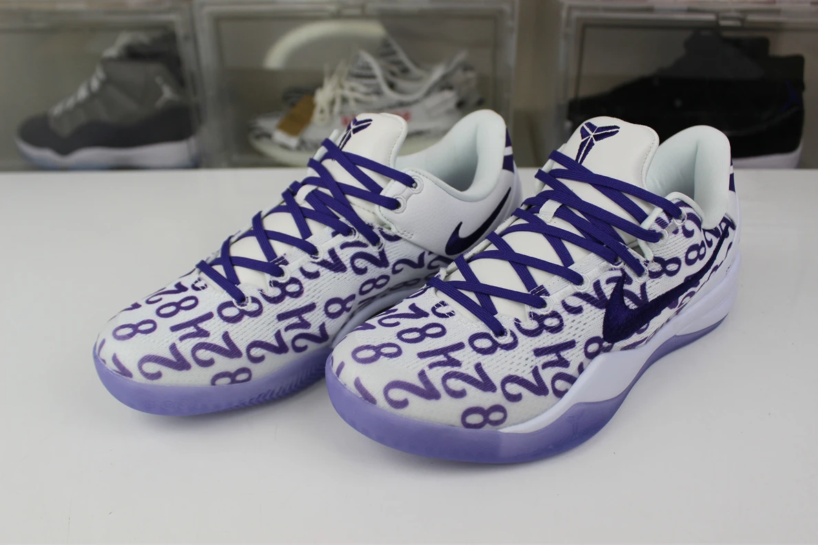 Trendy 7246 GOAT Nike Kobe 8 Protro “White Court Purple” 2231